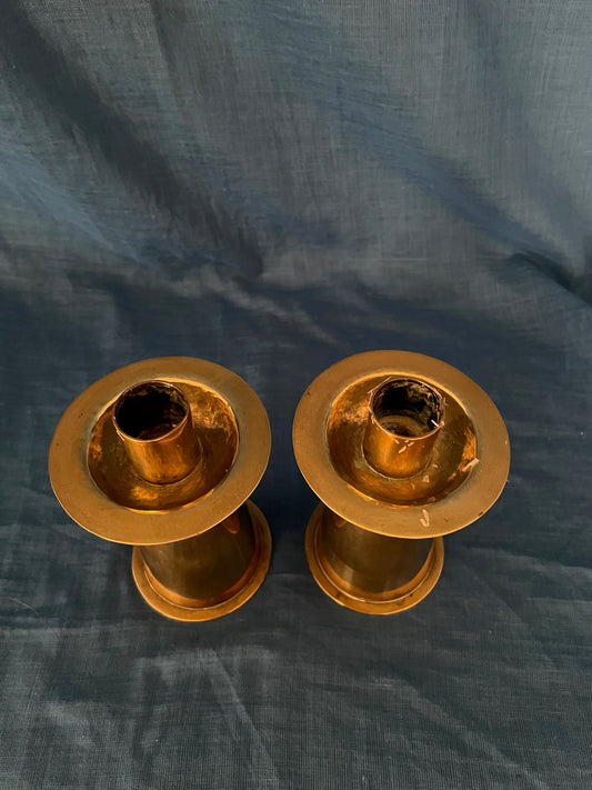 Kaarsenhouderset messing