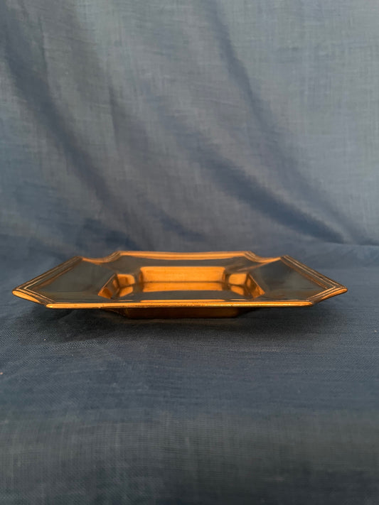 Schaaltje vierkant messing