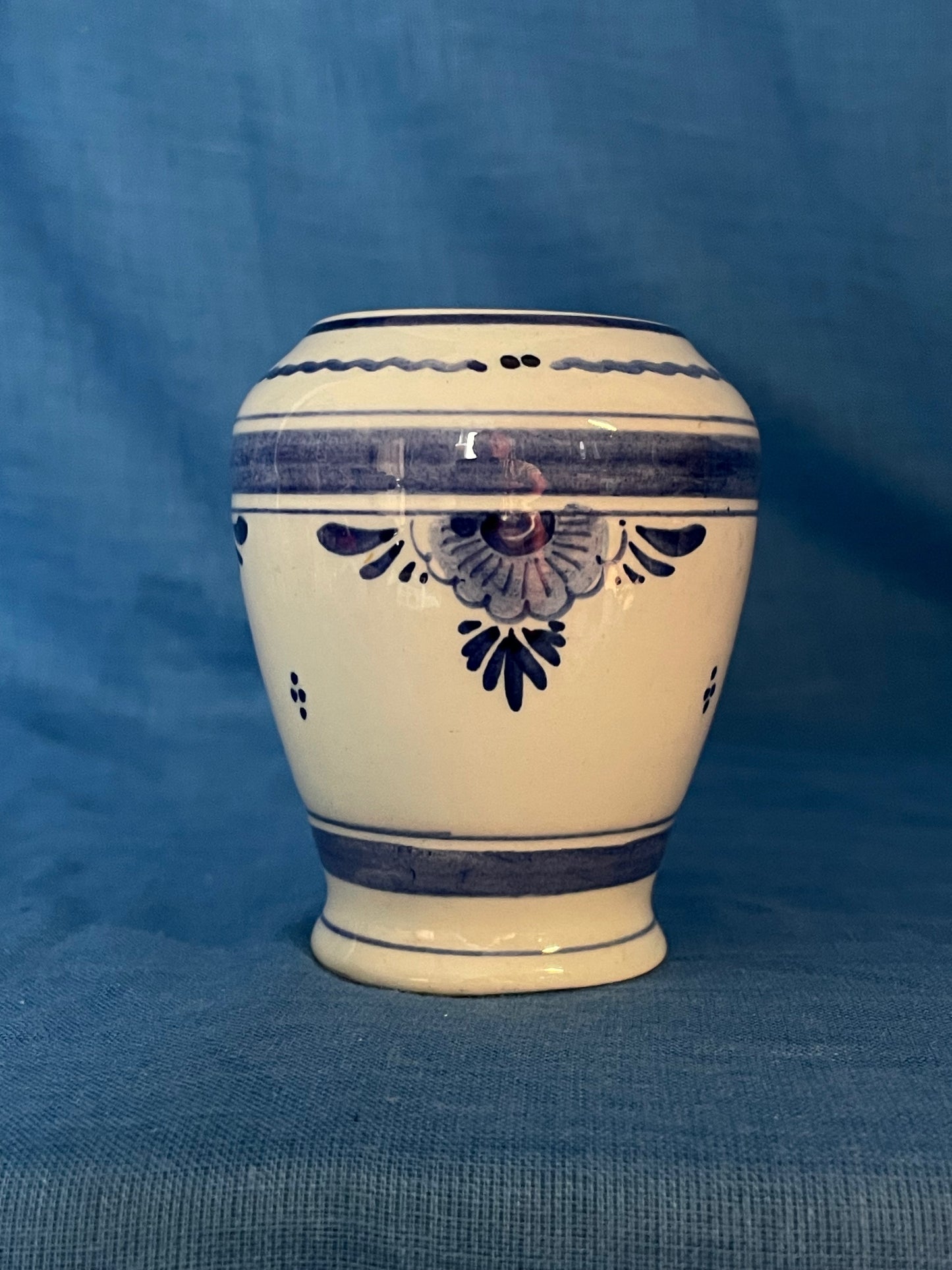 Lepelvaasje Delfts blauw