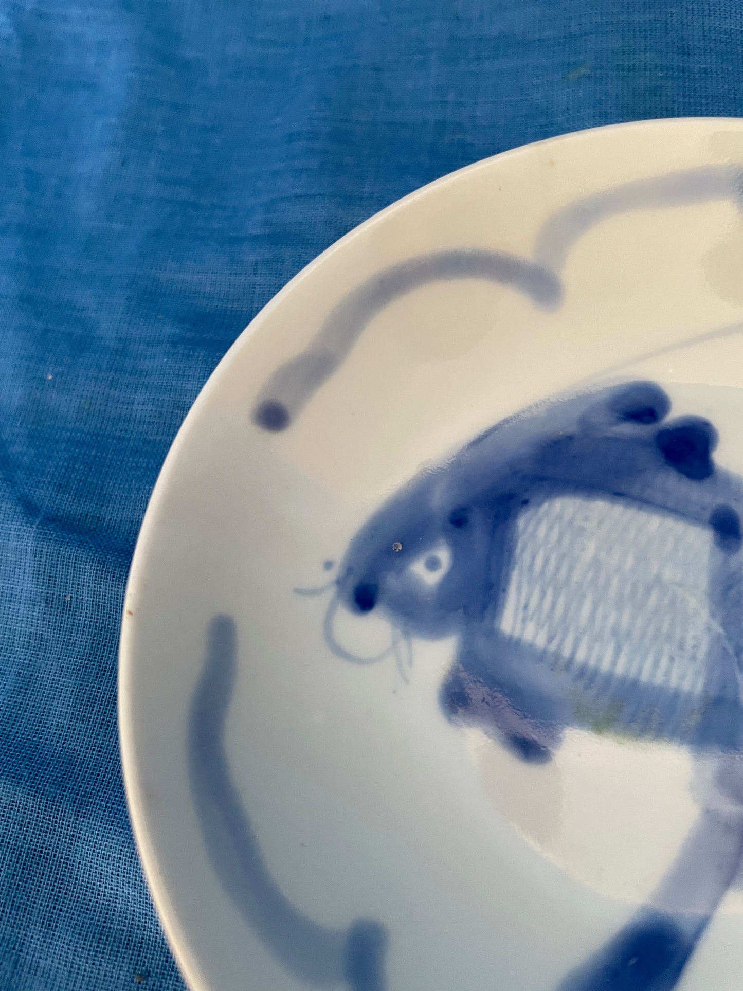 Vintage Aziatisch bord