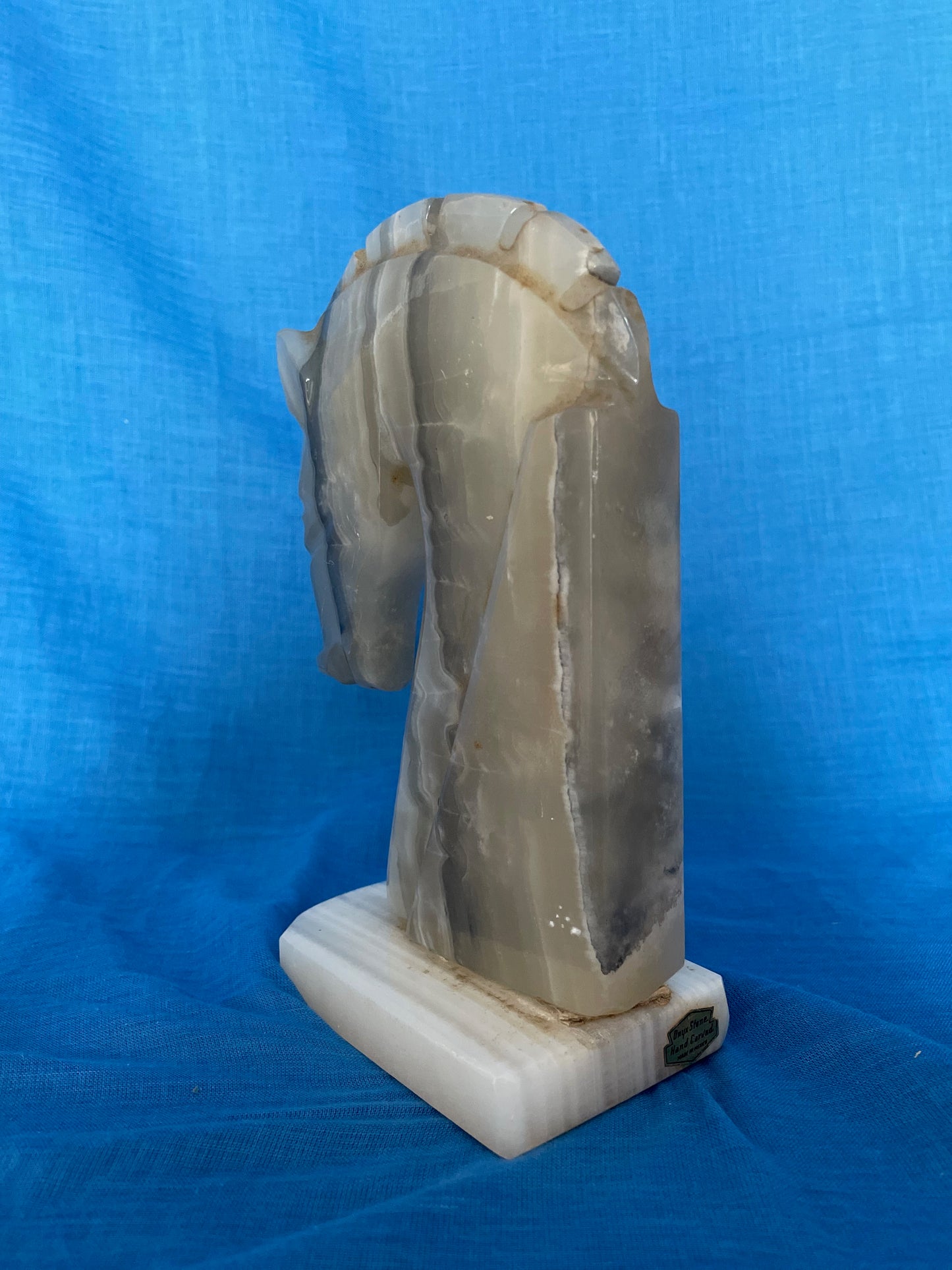 Boekensteun Onyx paardenhoofd