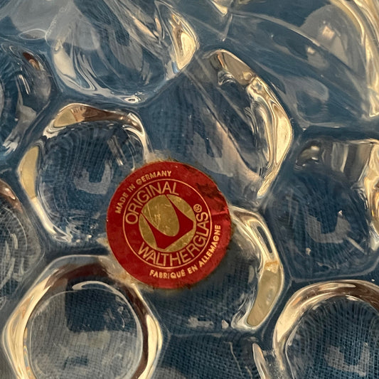 Frosted glazen schaal Walther Crystal