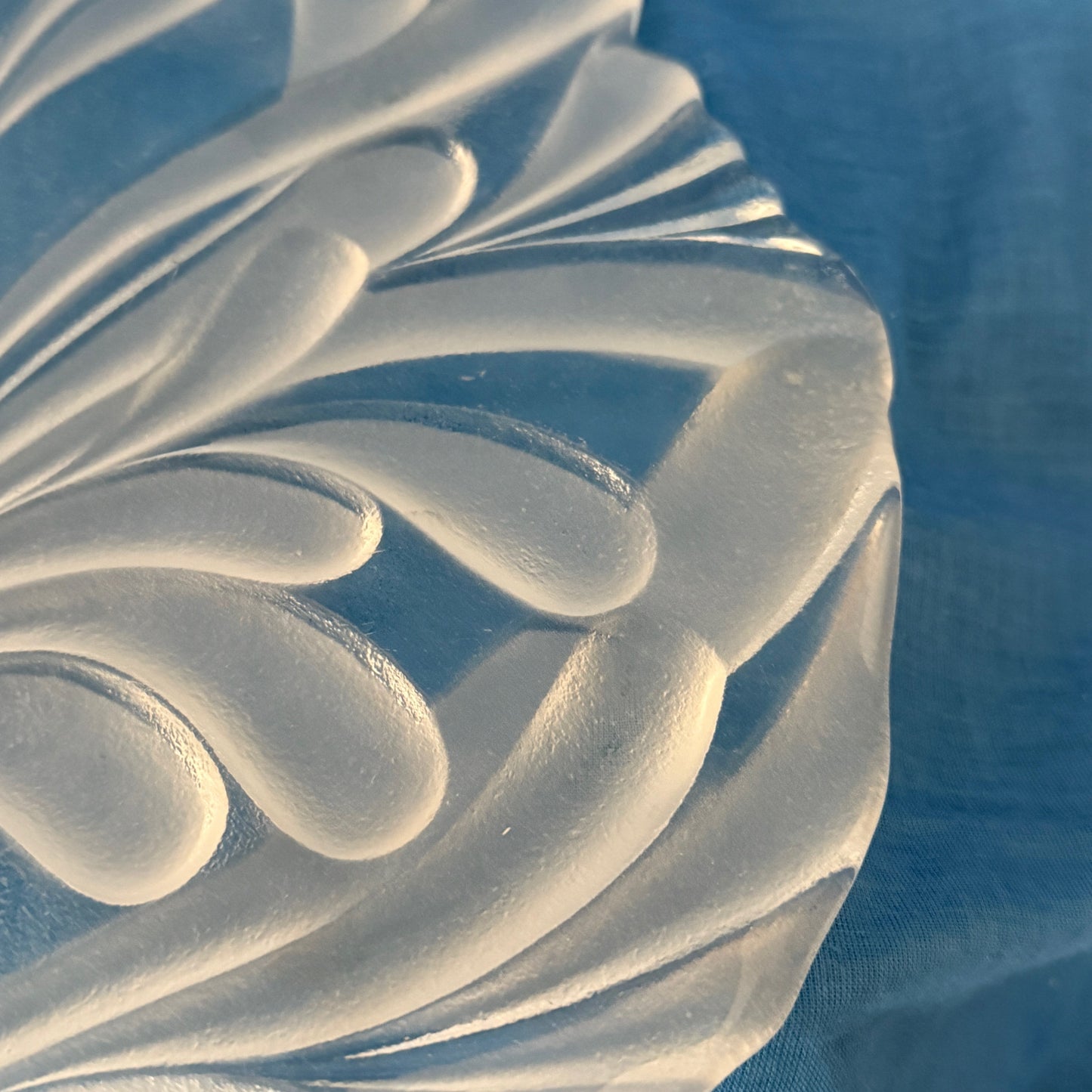 Details met frosted crystal verrijk er uw gerecht mee om er mee op te dienen.