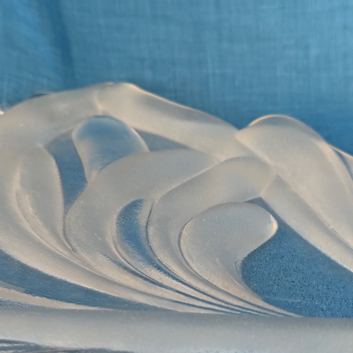 Handgemaakt crystallen retro opdien schaal.