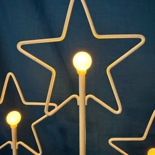 Mooi warm licht voor de kerst.